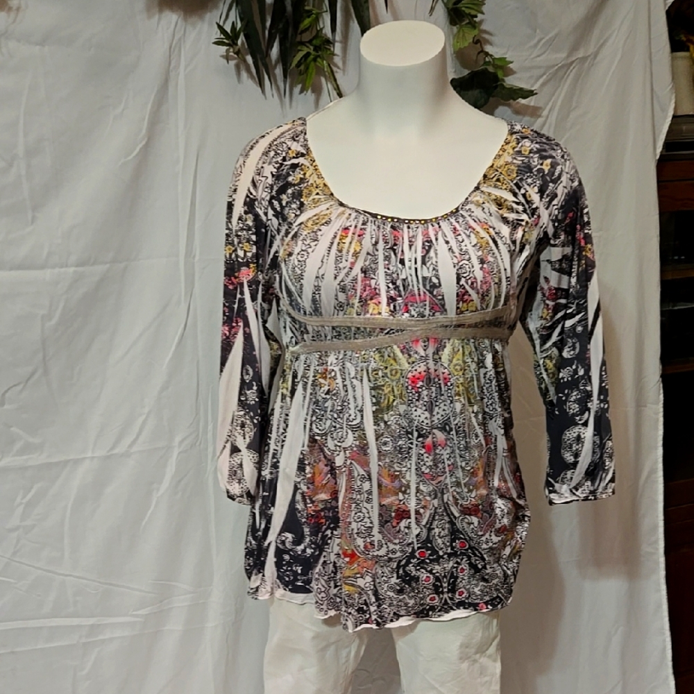 Floral Print Women's Top